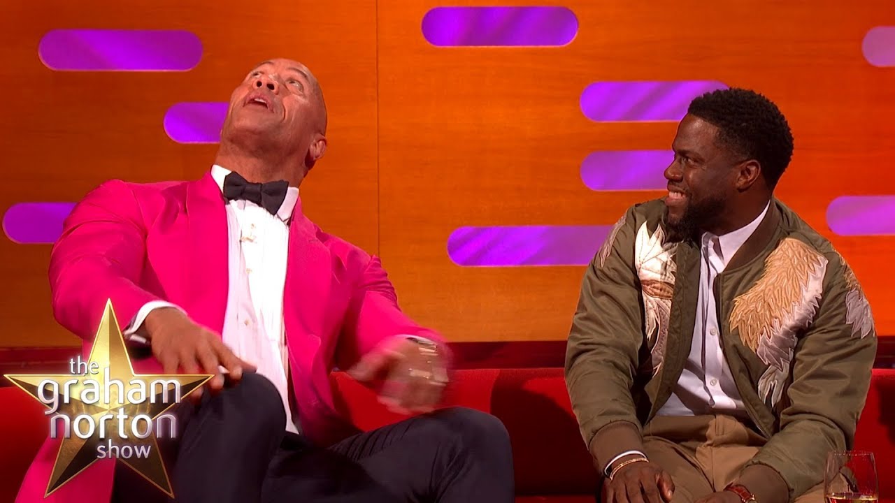 Dwayne Johnson Asks Kevin Hart What S It Like Being 3 2 The Graham Dwayne Johnson Asks Kevin Hart What S It Like Being 3 2 The Graham