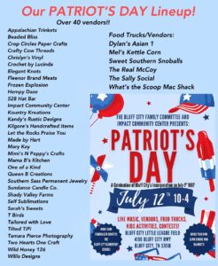 Bluff City “Patriots Day” event planned for Saturday