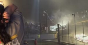 East Tennessee driver wins feature at Georgia dirt track where car went into grandstands