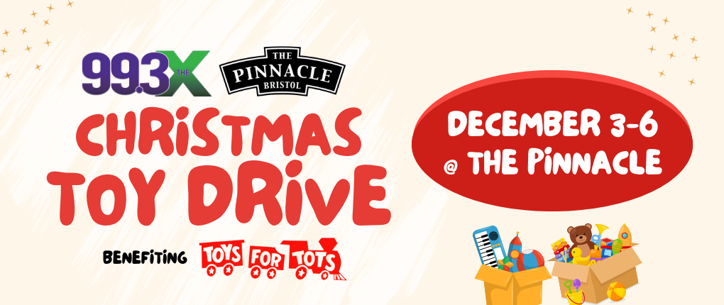 99.3 The X & The Pinnacle Toys For Tots Drive