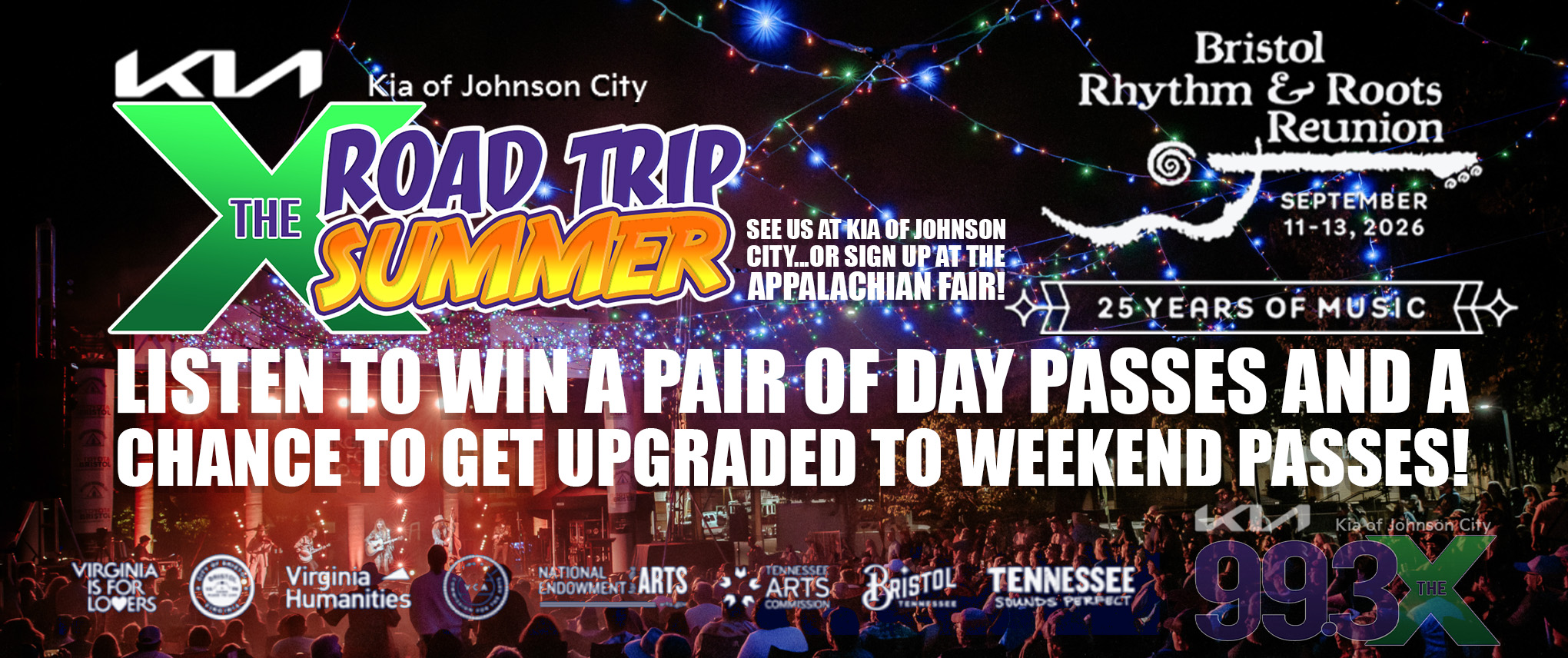 THE X ROAD TRIP SUMMER FROM KIA OF JOHNSON CITY!